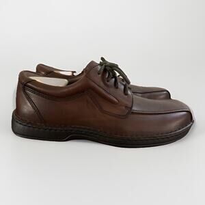 STREETCARS Milan Brown Leather Casual Dress Shoes Size 11 M